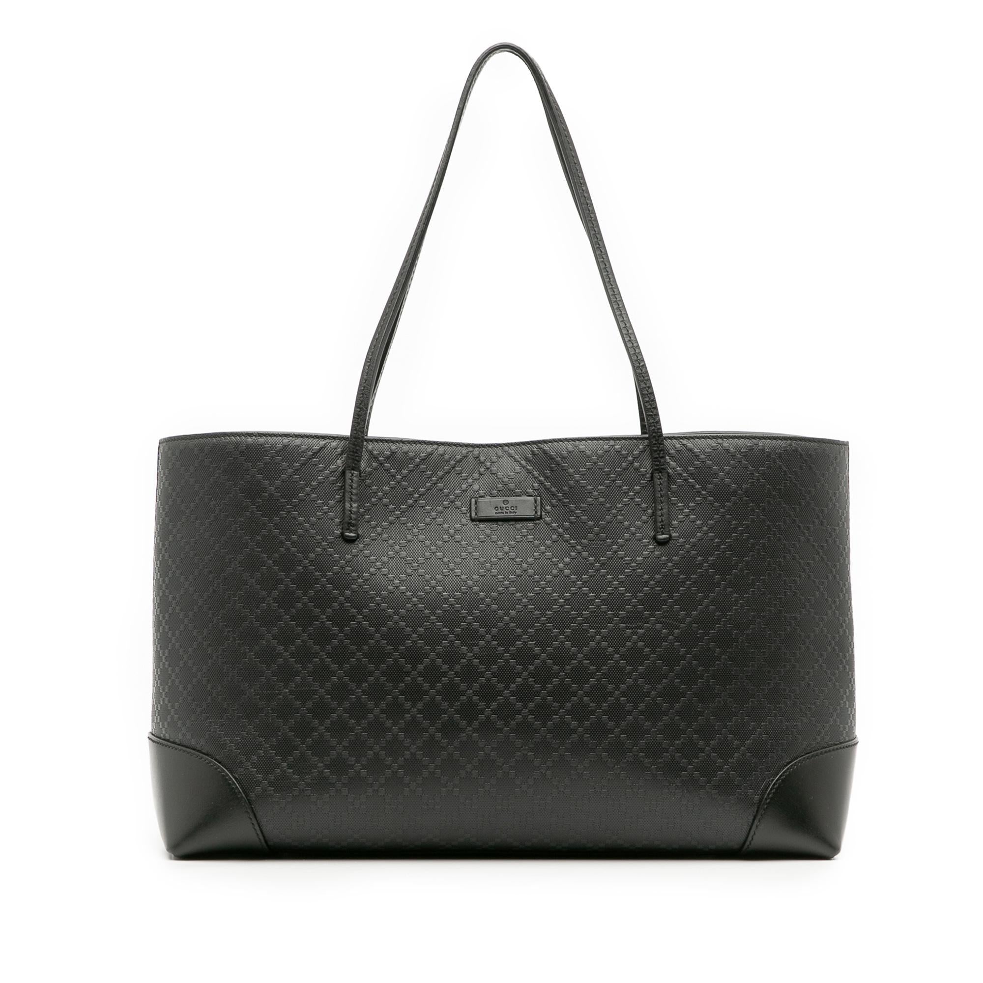 Gucci Leather Diamante Bright Hilary Lux Tote