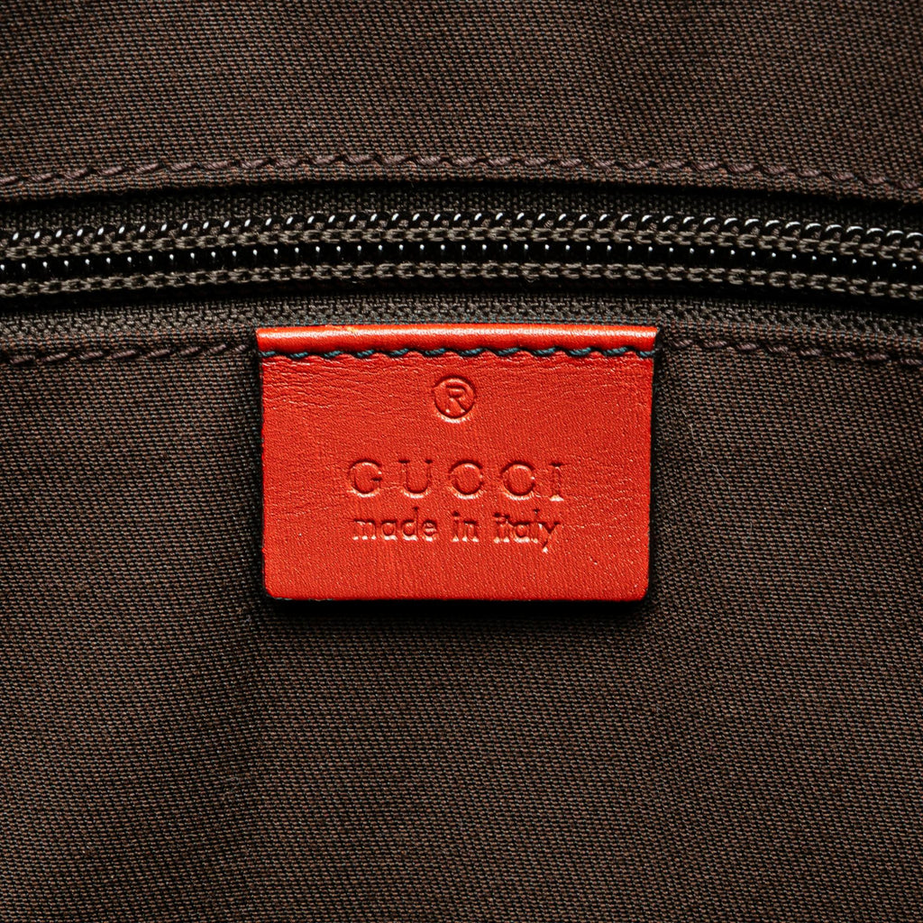 Gucci Leather Diamante Business Bag