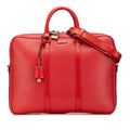 Gucci Leather Diamante Business Bag