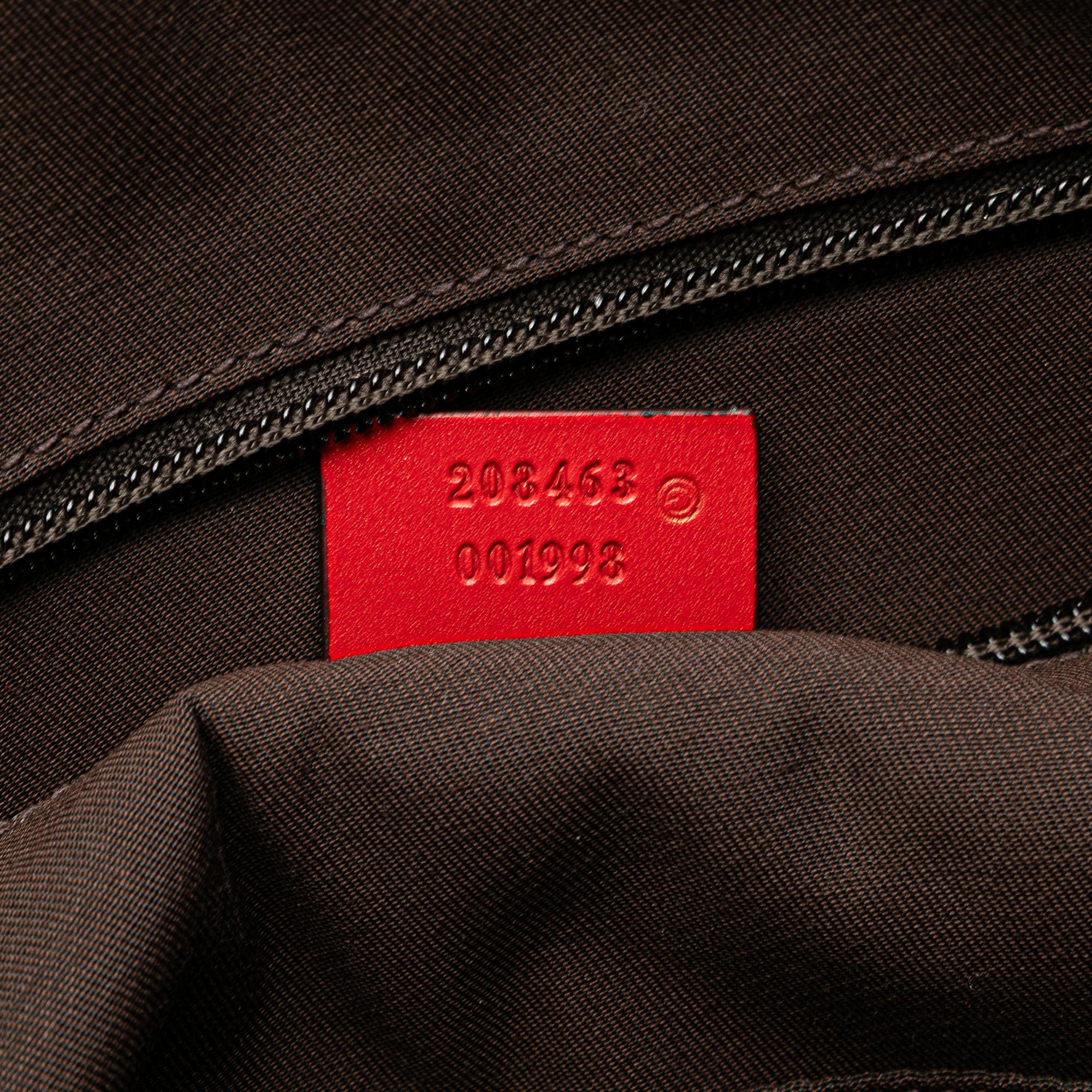 Gucci Leather Diamante Business Bag