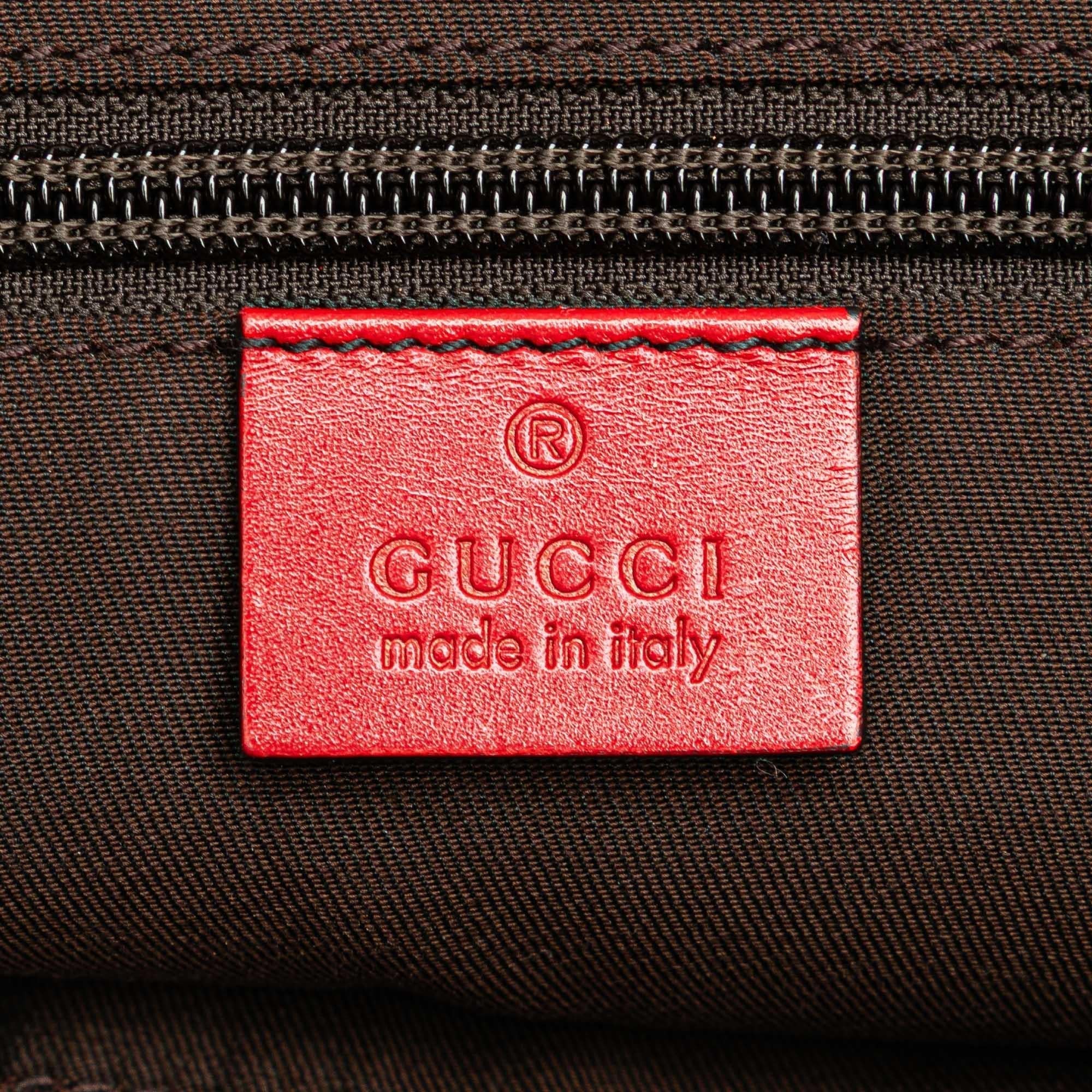 Gucci Leather Diamante Hilary Lux Crossbody