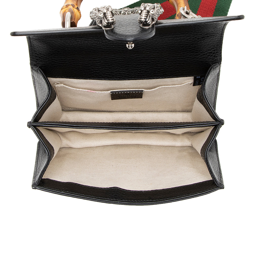 Gucci Leather Dionysus Bamboo Top Handle Mini Bag - FINAL SALE (SHF-19222)