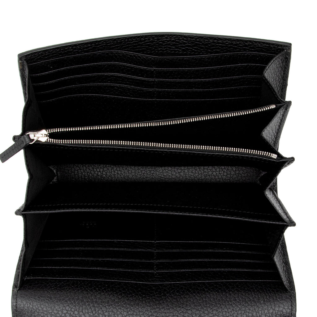 Gucci Leather Crystal Dionysus Chain Wallet (SHF-ZZjfuU)