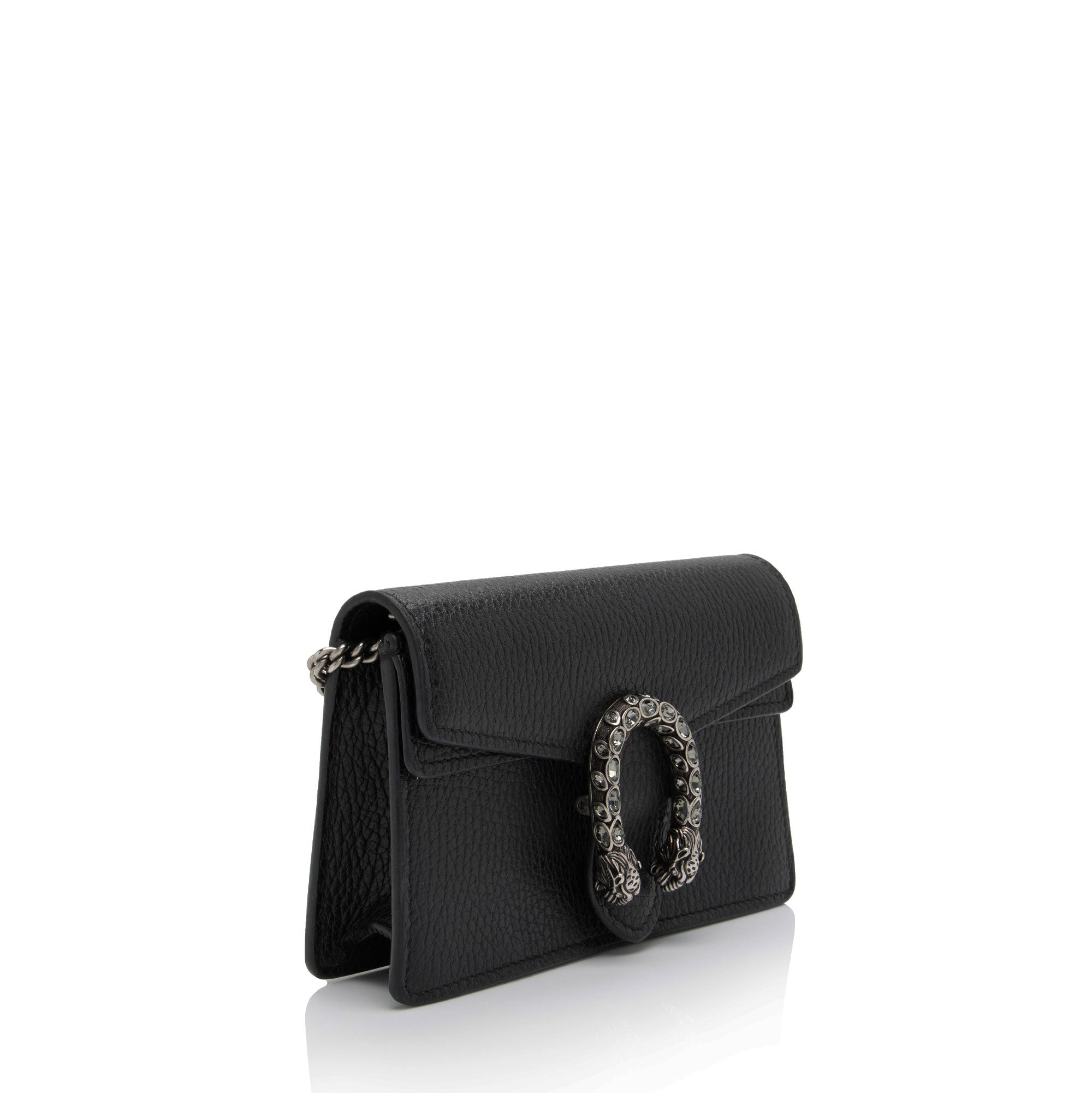 Gucci Leather Dionysus Super Mini Bag (SHF-vEOAxI)