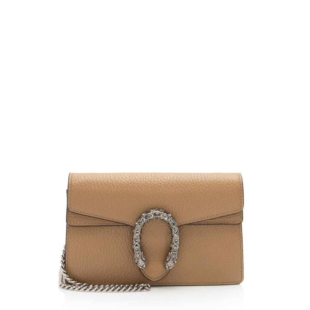 Gucci Leather Dionysus Super Mini Bag (SHF-B1JkXs)
