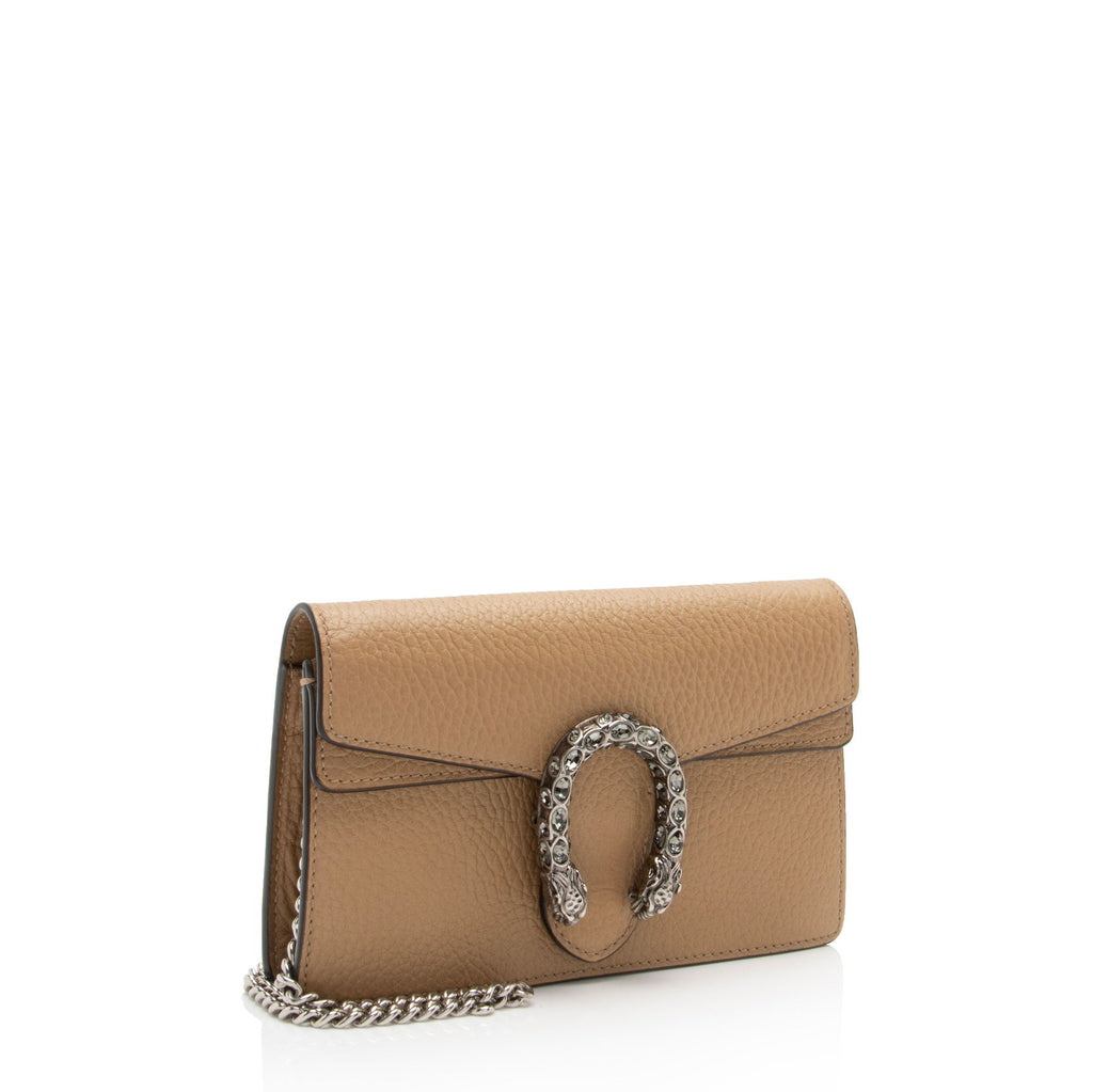 Gucci Leather Dionysus Super Mini Bag (SHF-B1JkXs)