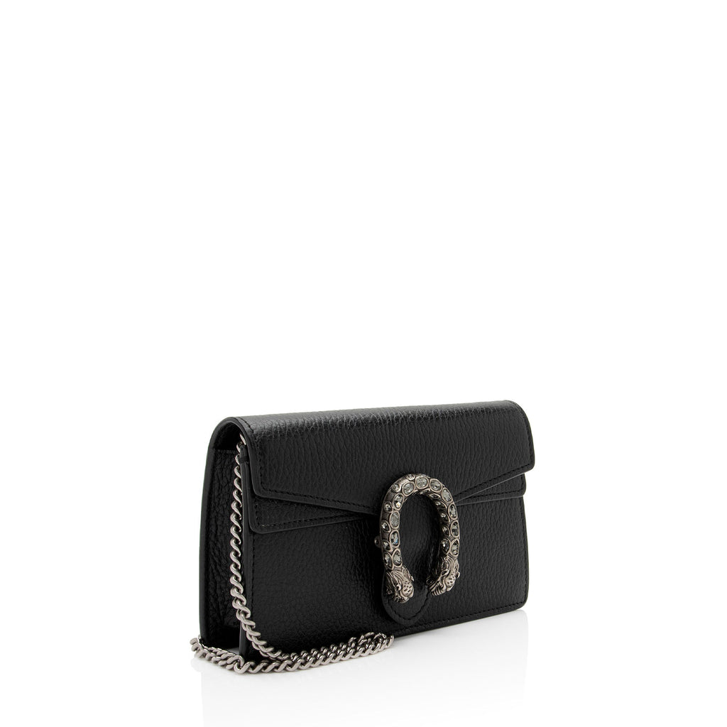 Gucci Leather Dionysus Super Mini Bag (SHF-eOfPPp)
