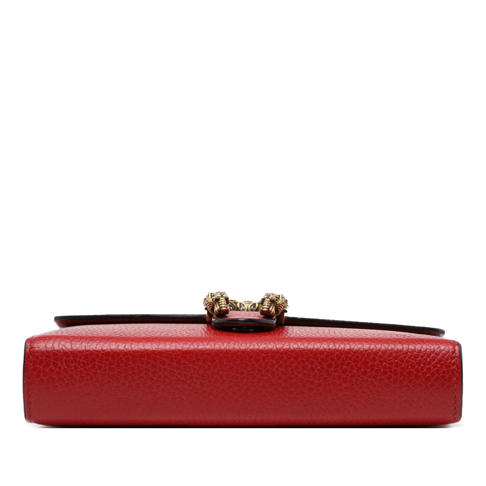 Gucci Leather Dionysus Wallet on Chain