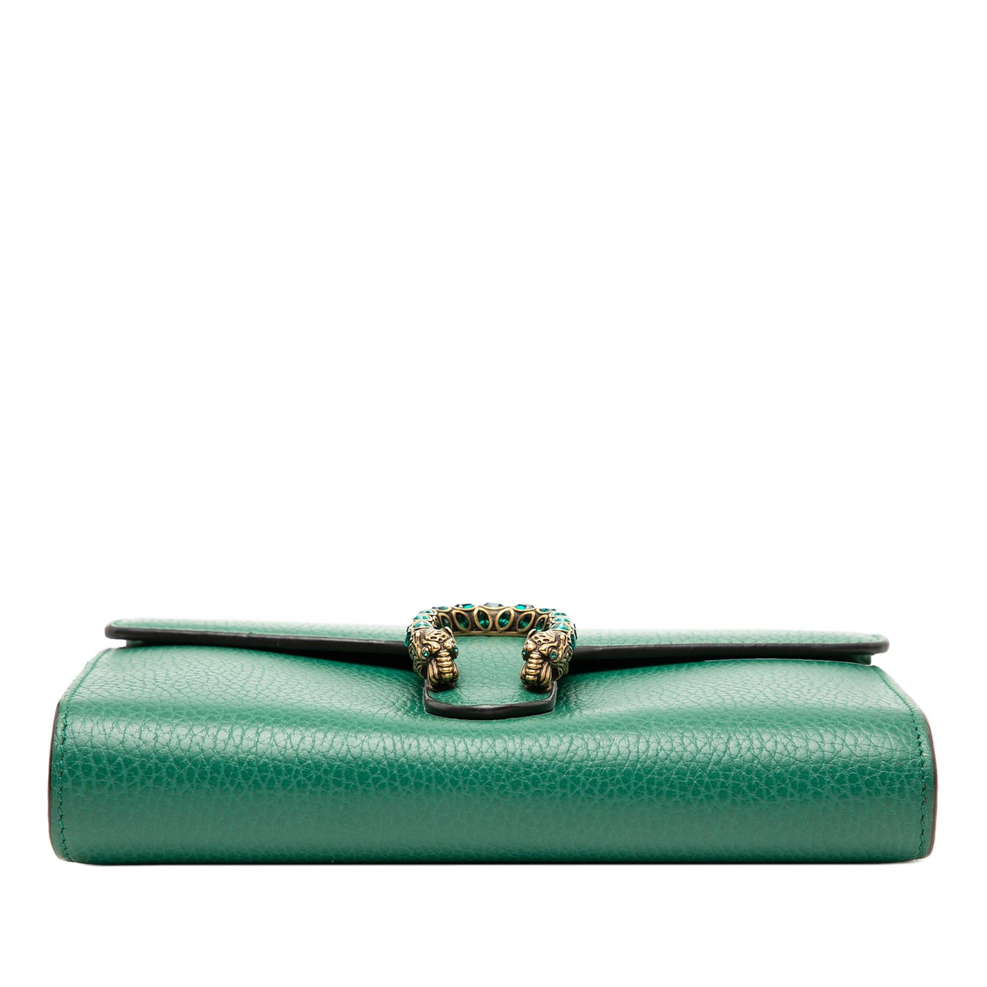 Gucci Leather Dionysus Wallet on Chain