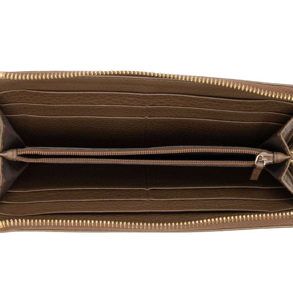 Gucci Leather Donna Zip Wallet (SHF-pidpm9)