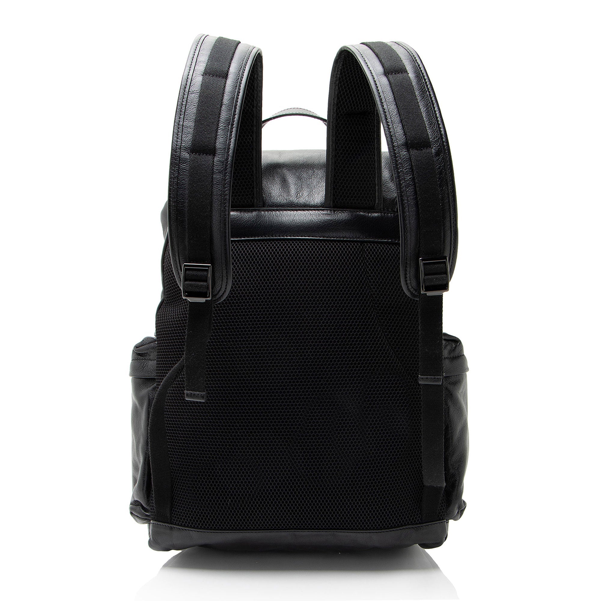 Gucci Leather Double G Backpack