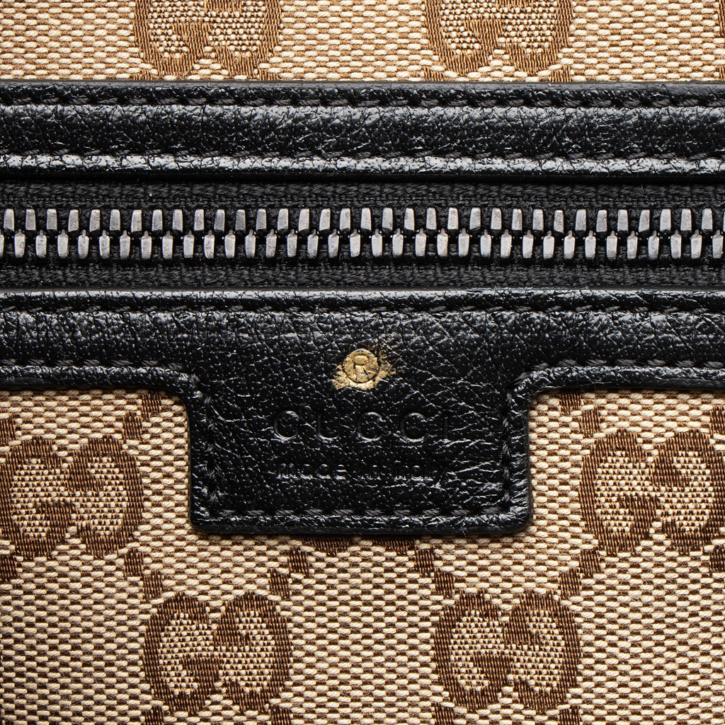 Gucci Leather Double G Backpack