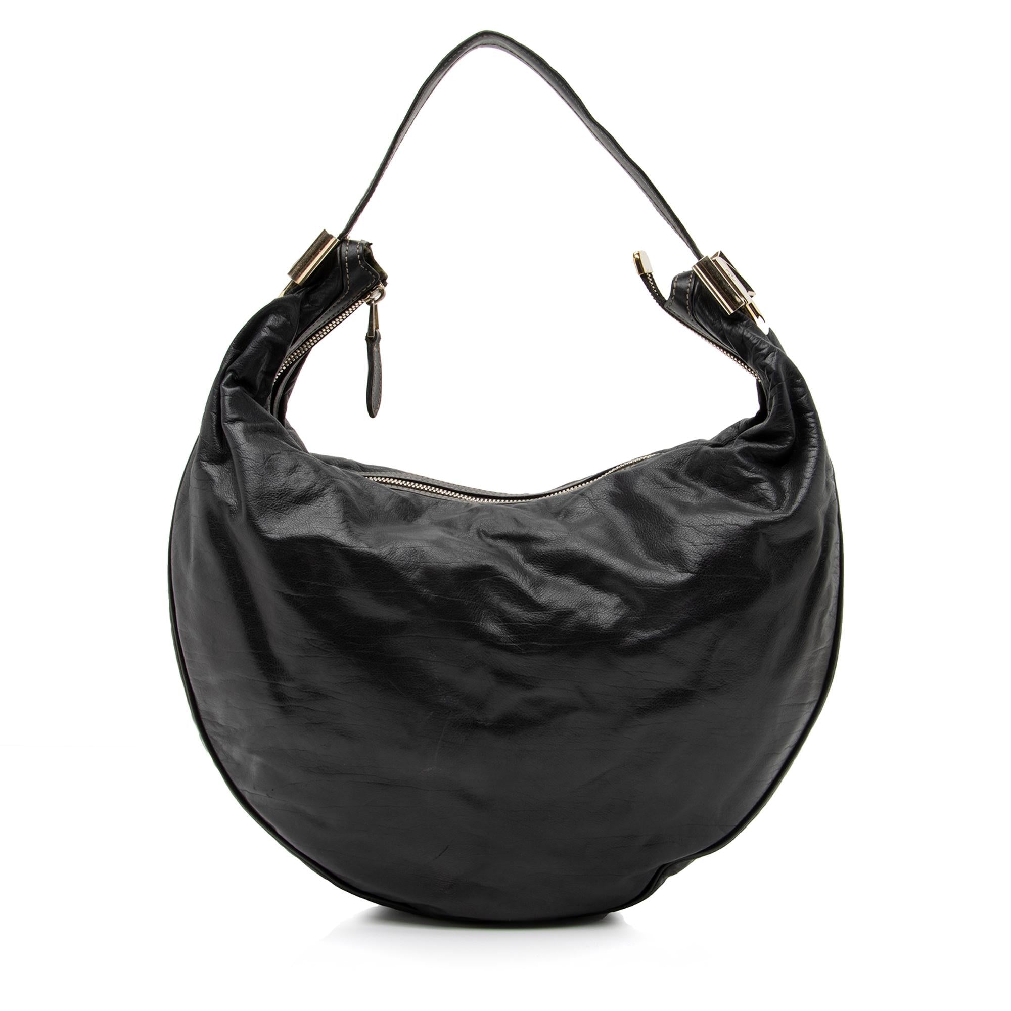 Gucci Leather Duchessa Medium Hobo (SHF-23524)