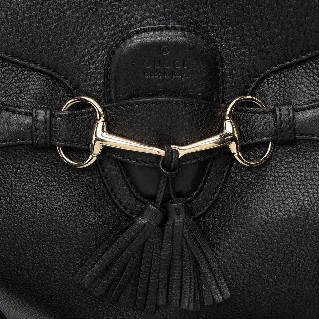 Gucci Leather Emily Shoulder Bag
