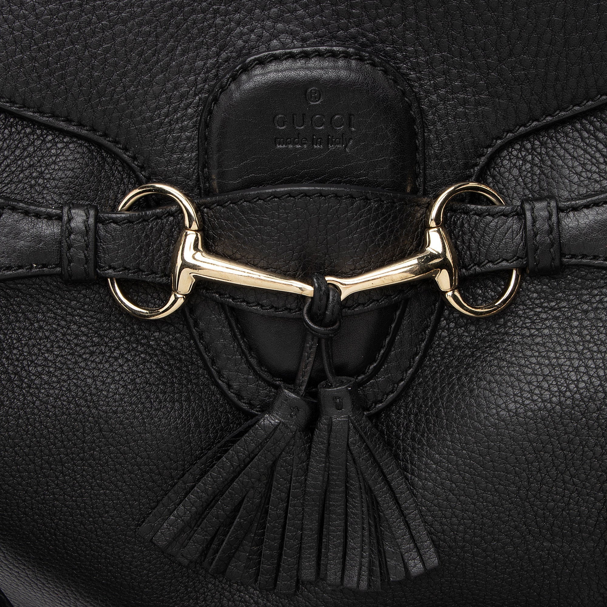 Gucci Leather Emily Shoulder Bag