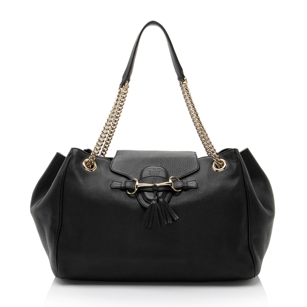 Gucci Leather Emily Shoulder Bag