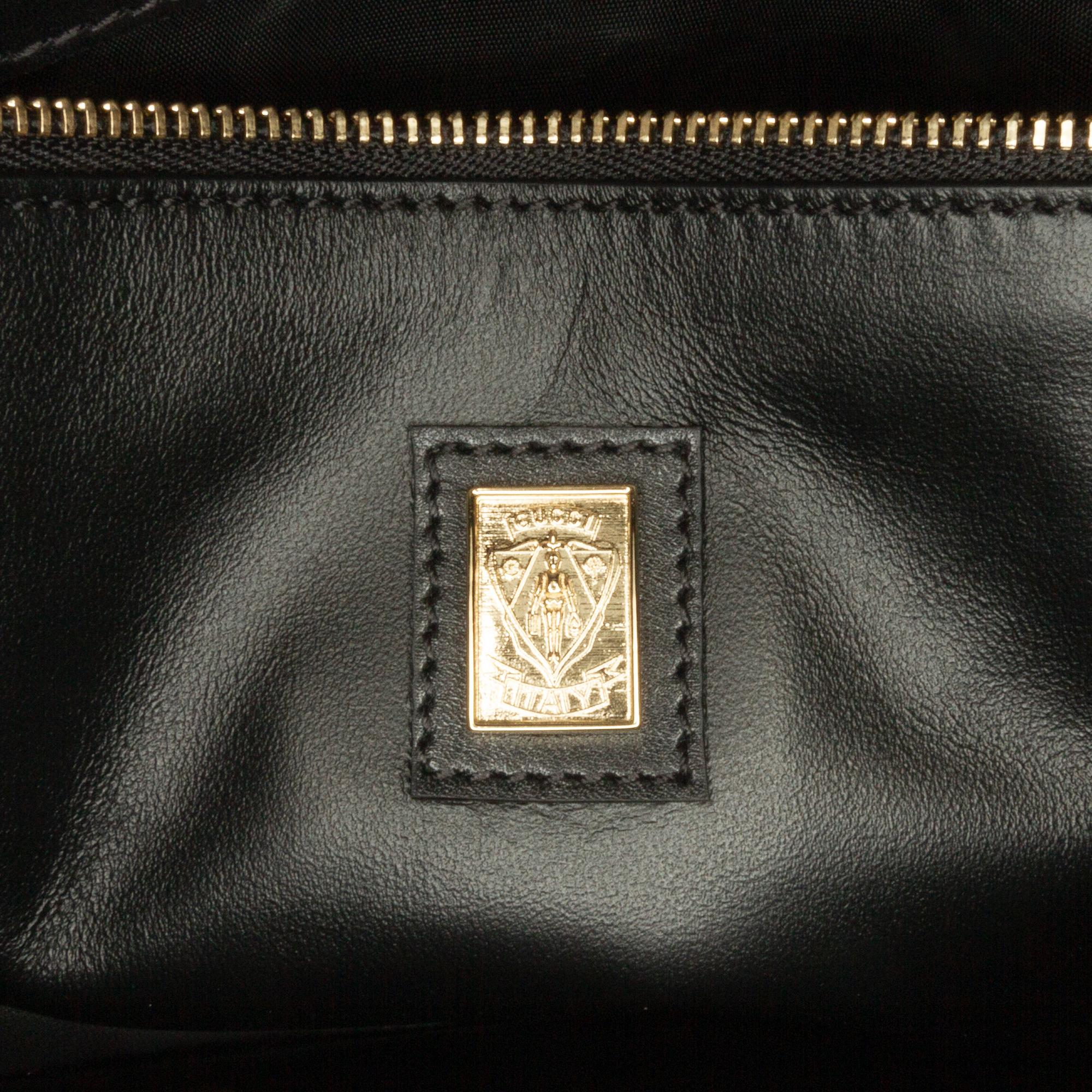 Gucci Leather Equestrian Crossbody (SHG-XQWEN9)