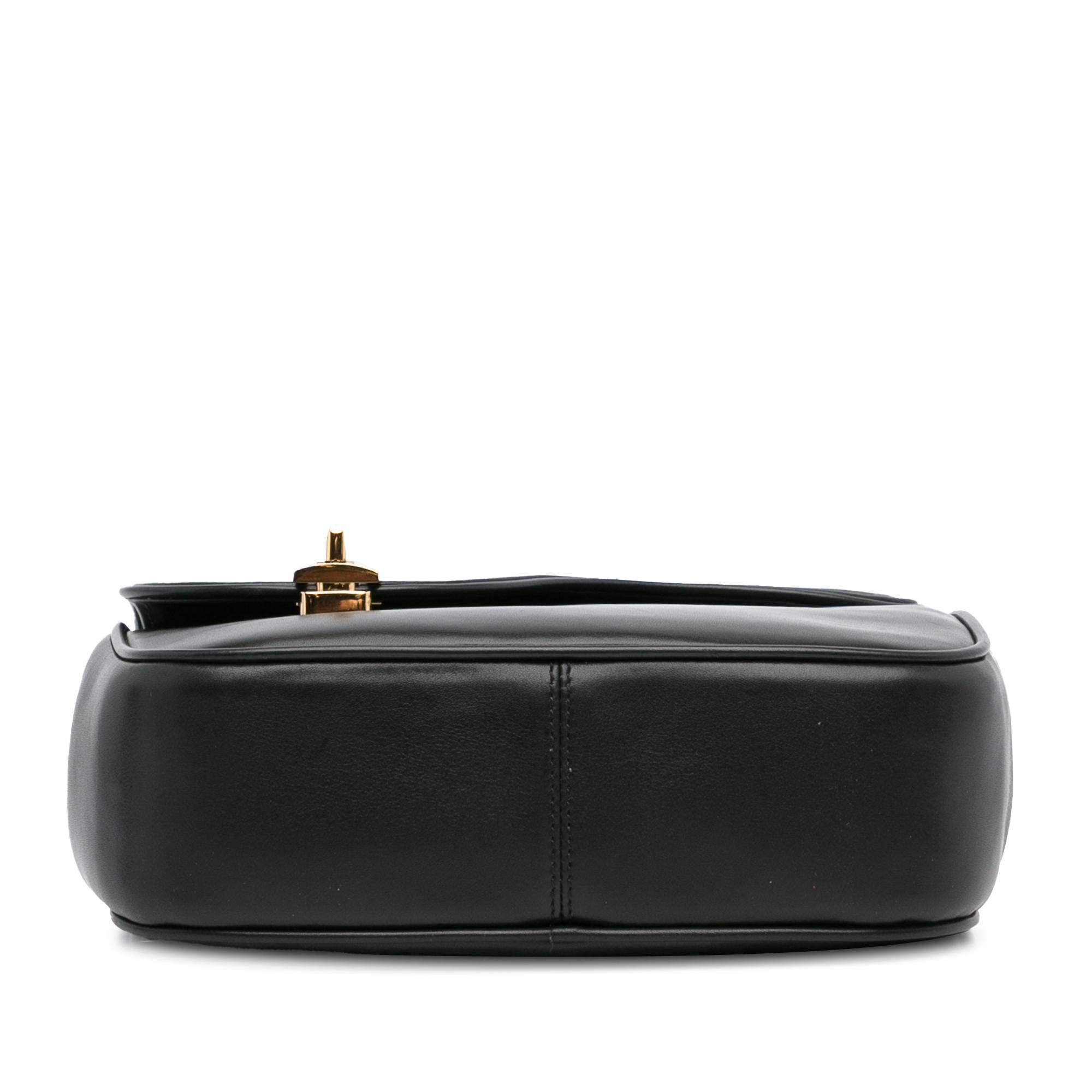 Gucci Leather Equestrian Crossbody (SHG-XQWEN9)