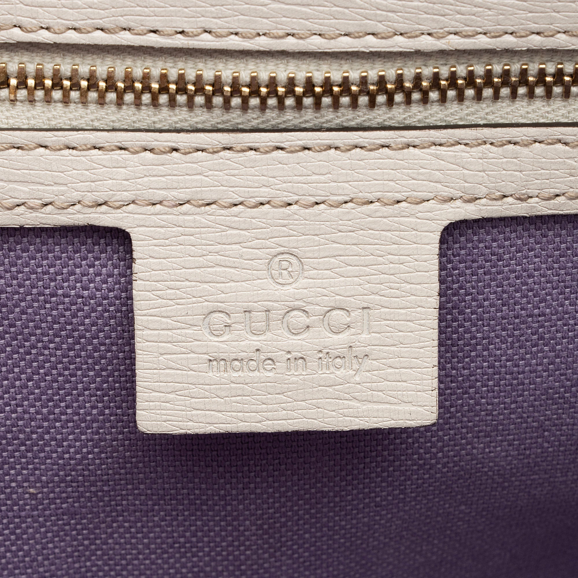 Gucci Leather Flora Nice Satchel (SHF-5DGwQW)