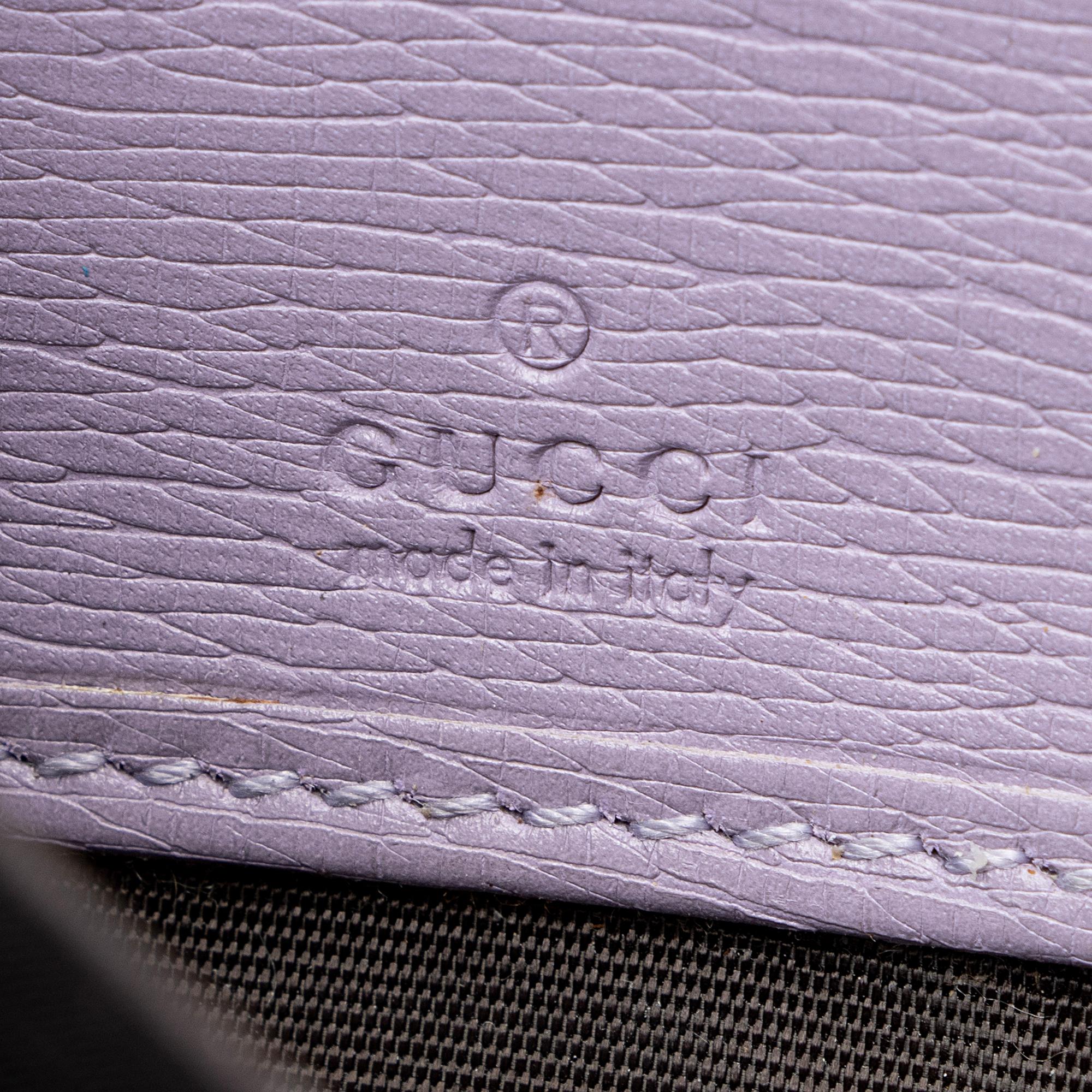 Gucci Leather Flora Nice Zip Around Wallet (SHF-muKADt)
