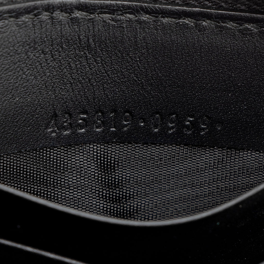 Gucci Leather GG Bow Zip Around Wallet (SHF-fr8dTS)