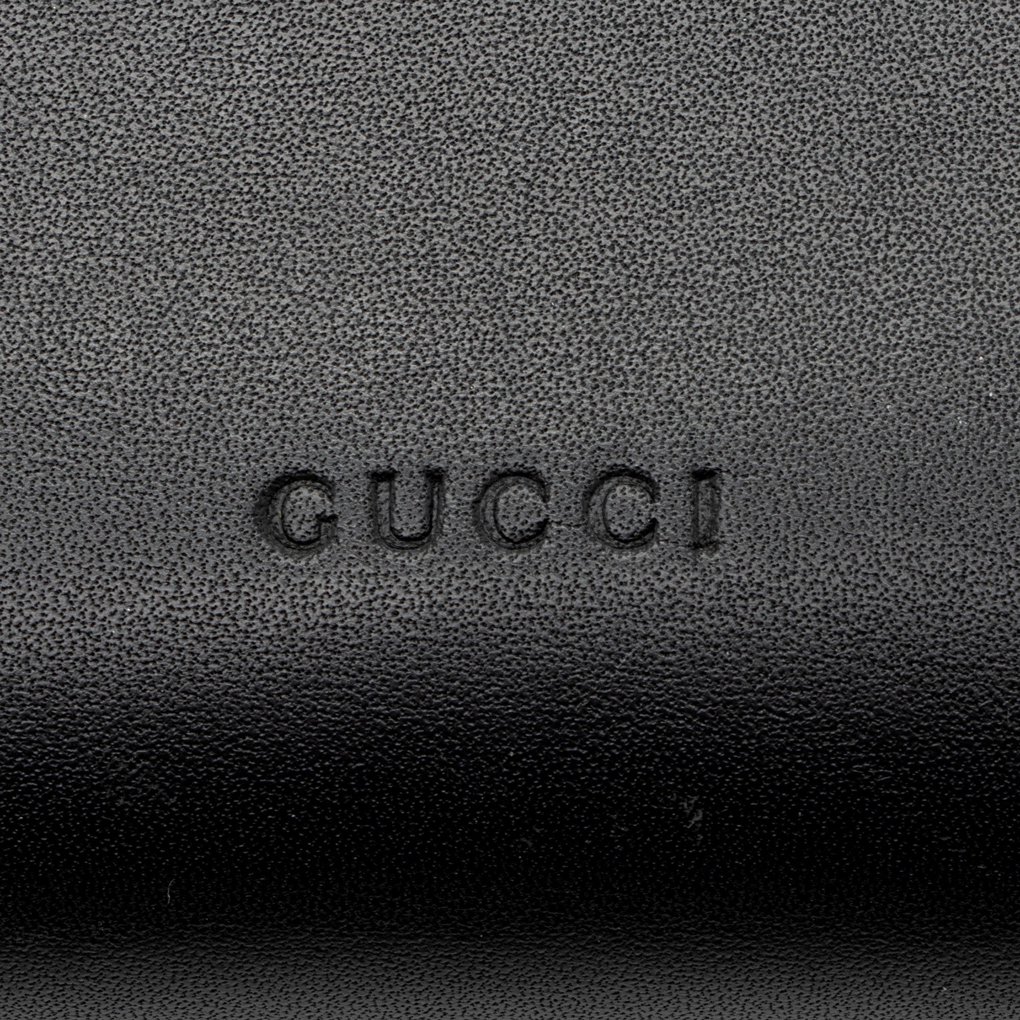 Gucci Leather GG Bow Zip Around Wallet (SHF-fr8dTS)