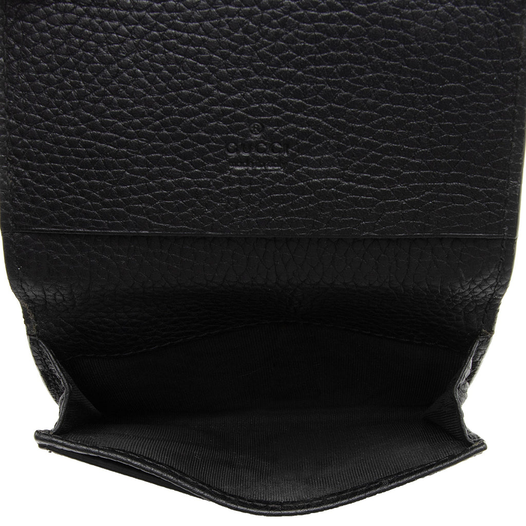 Gucci Leather GG Card Case (SHF-iqArQN)
