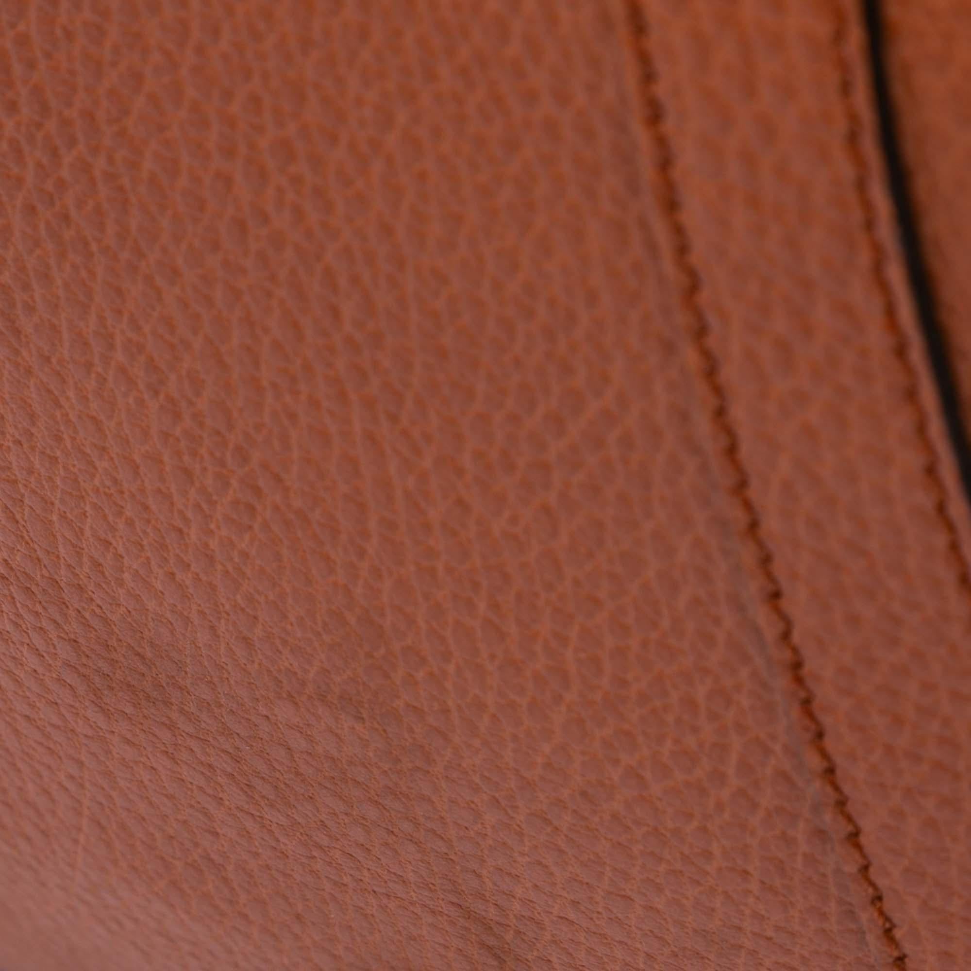 Gucci Leather GG Charm Dome Satchel