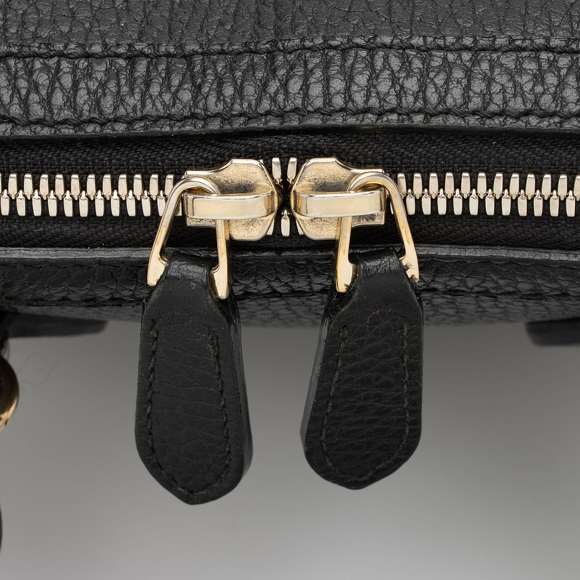 Gucci Leather GG Charm Dome Small Satchel
