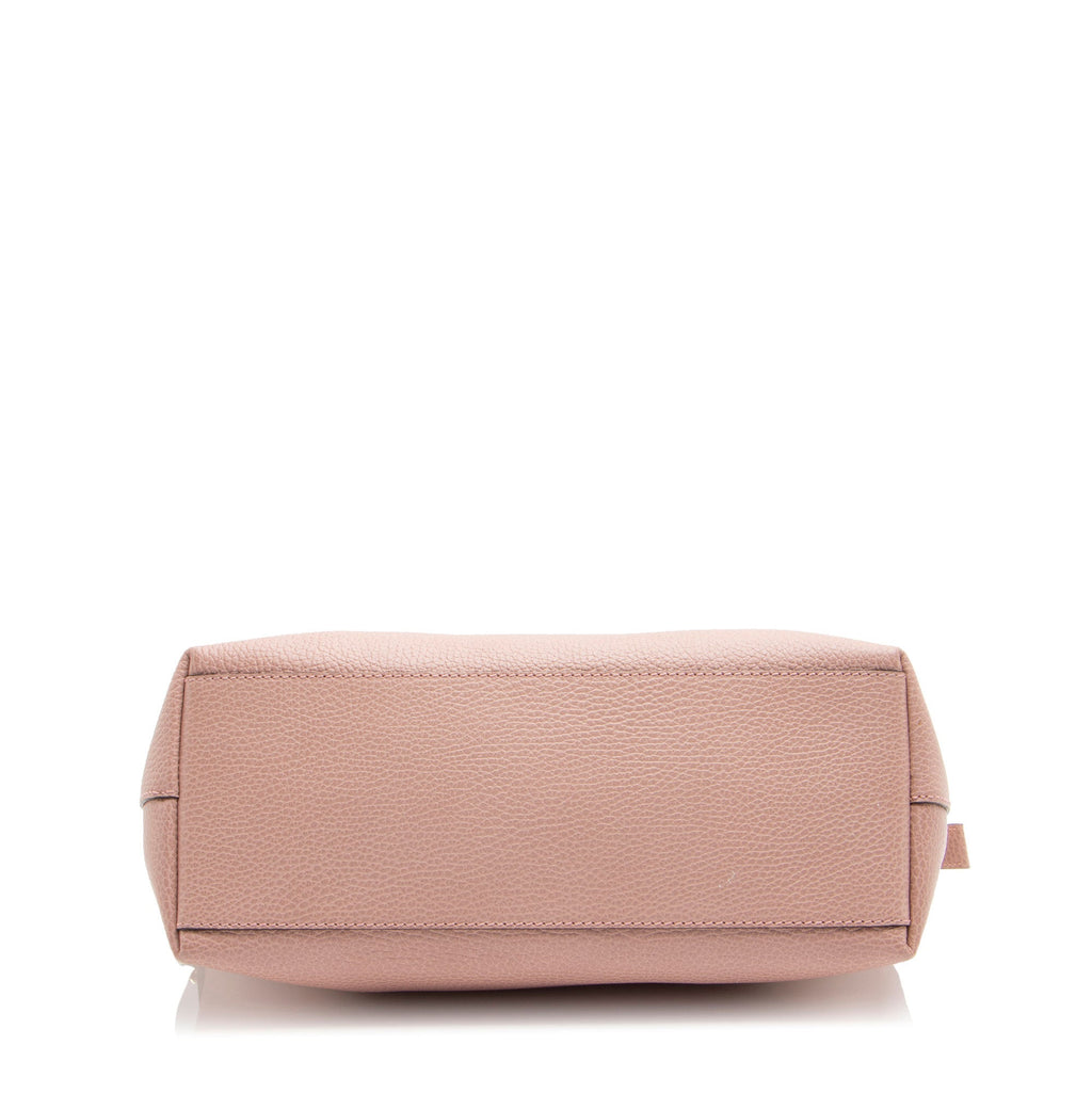 Gucci Leather GG Charm Satchel (SHF-W1Wrlv)