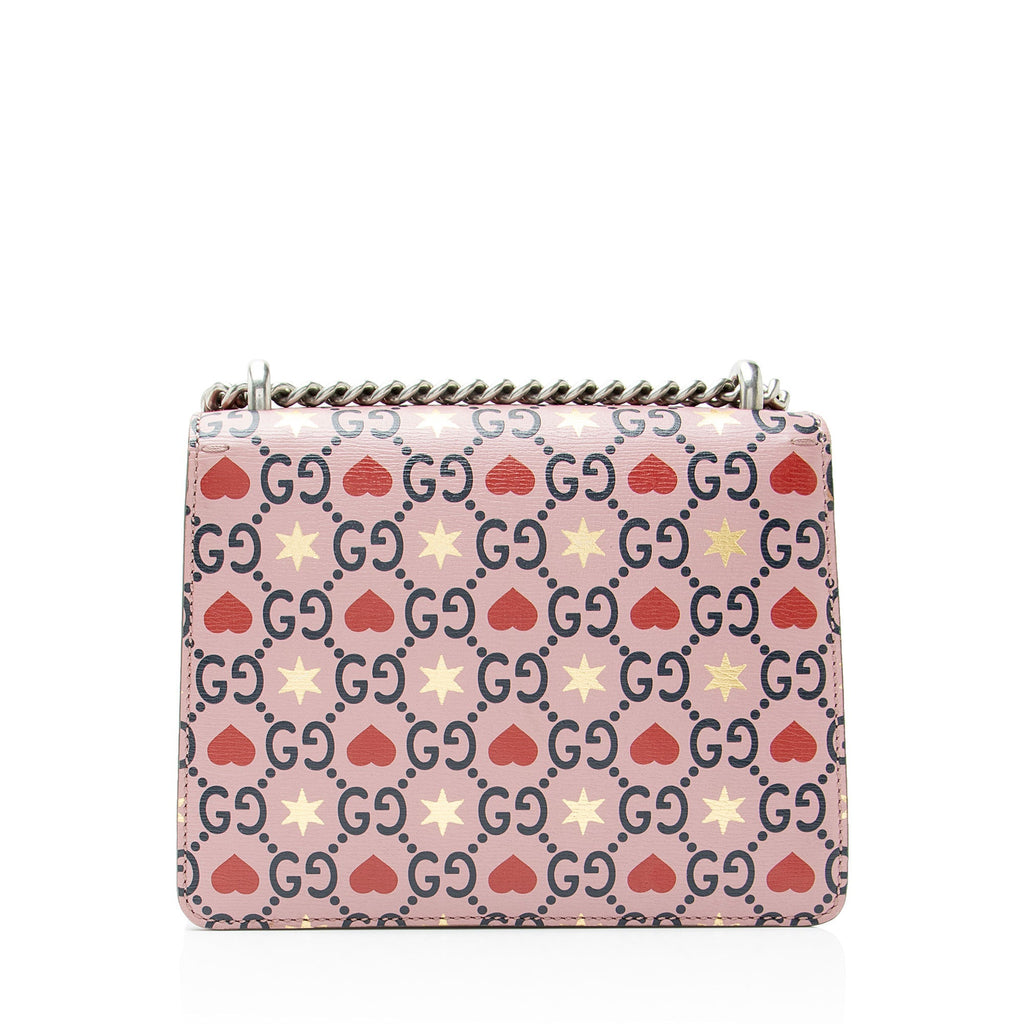 Gucci Limited Edition Leather Crystal ValLBtines Dionysus Small Shoulder Bag