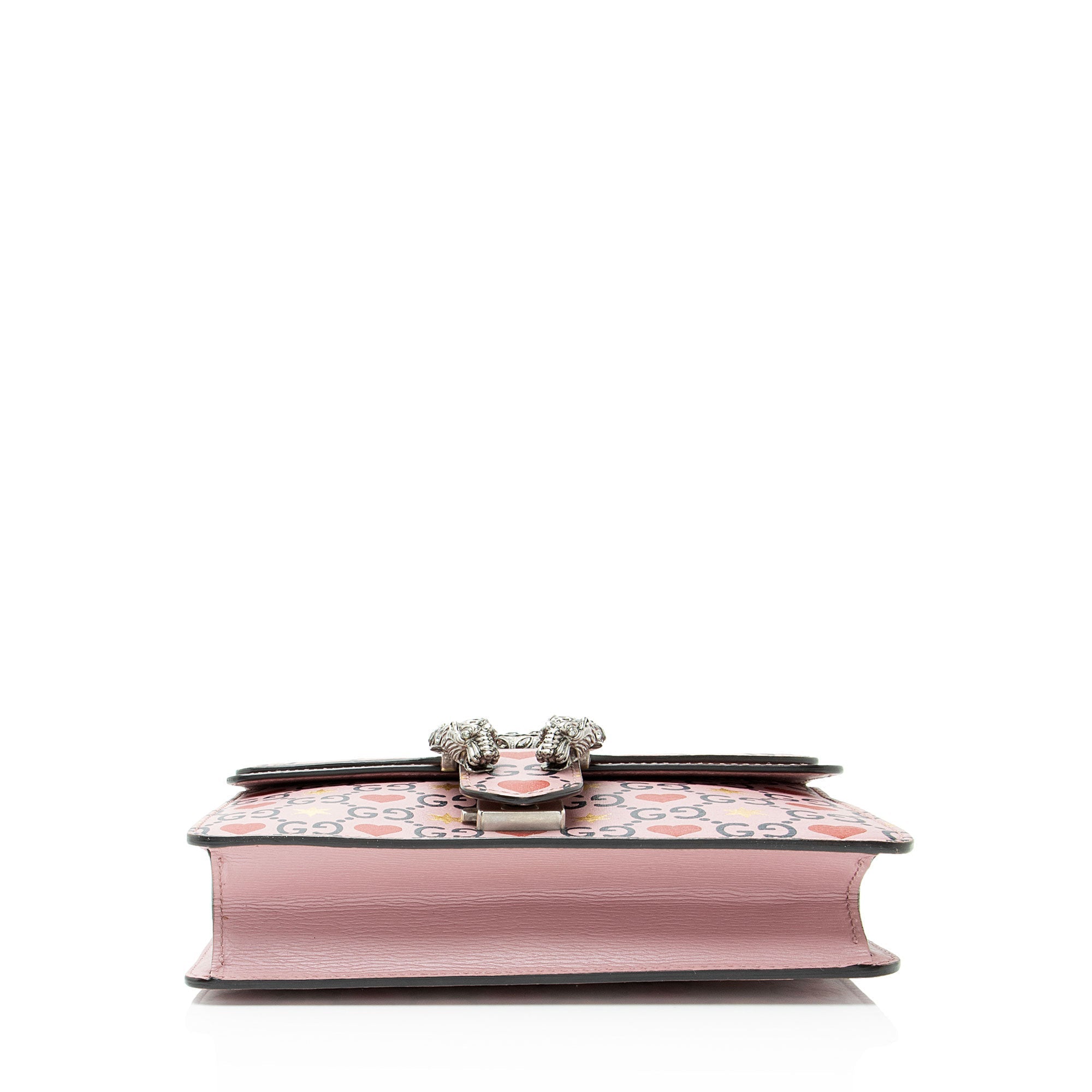 Gucci Limited Edition Leather Crystal ValLBtines Dionysus Small Shoulder Bag