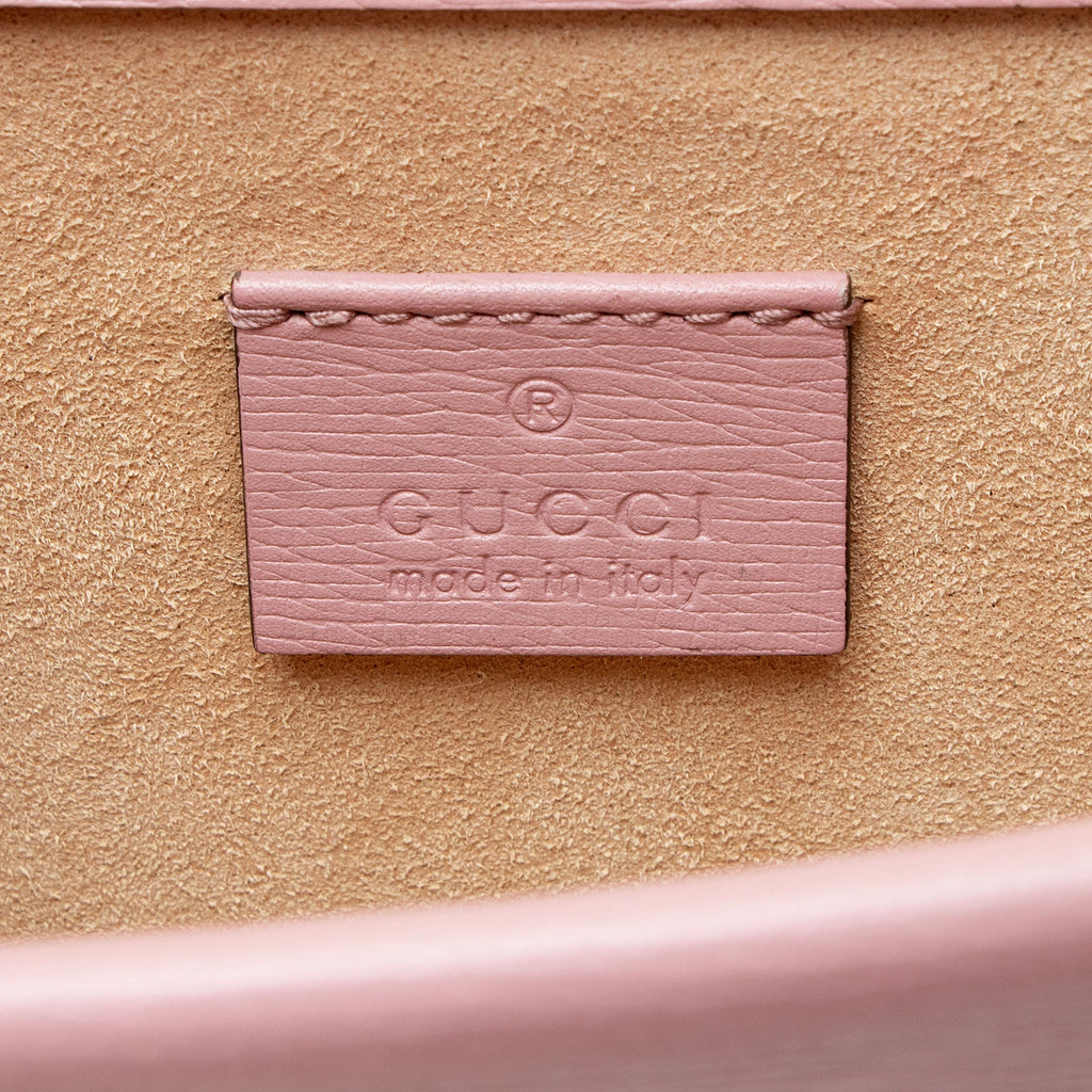 Gucci Limited Edition Leather Crystal ValLBtines Dionysus Small Shoulder Bag