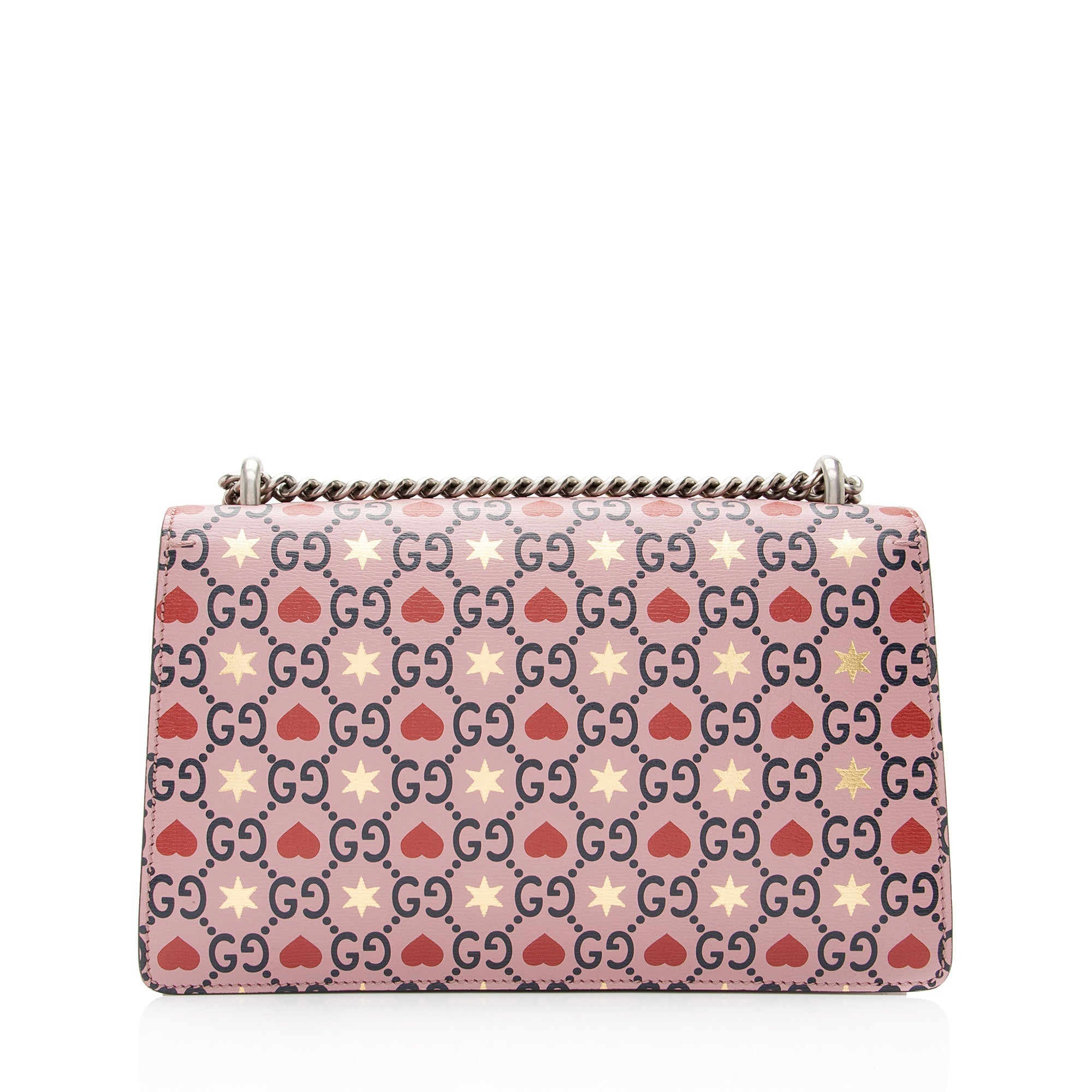 Gucci Leather GG Heart Stars Dionysus Small Shoulder Bag (SHF-3rkuYb)