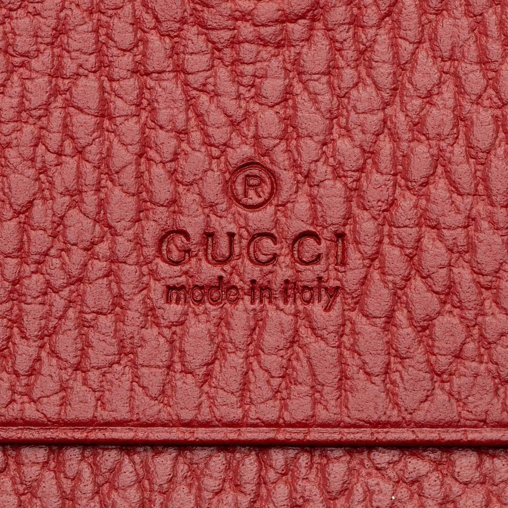 Gucci Leather GG Marmont Card Case Wallet (SHF-S4ROsJ)