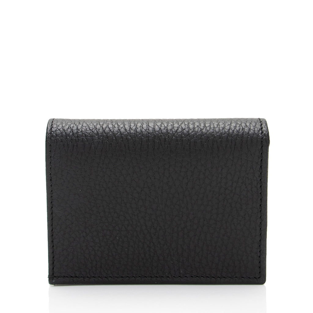 Gucci Leather GG Marmont Card Case Wallet (SHF-KL3ZvF)