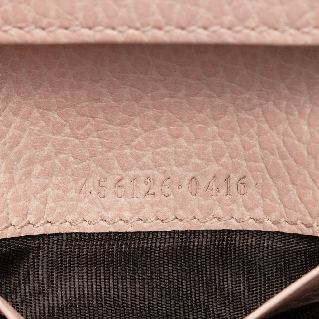 Gucci Leather GG Marmont Card Case (SHF-6RLRCz)
