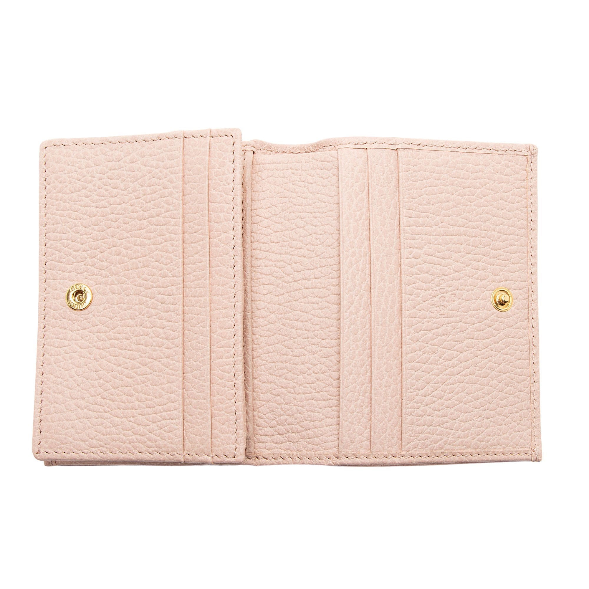 Gucci Leather GG Marmont Card Case (SHF-6RLRCz)