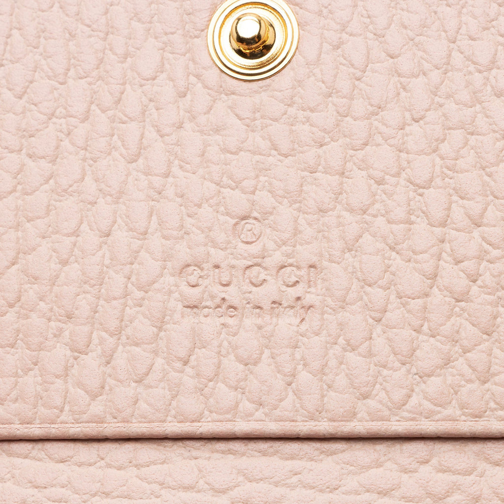 Gucci Leather GG Marmont Card Case (SHF-6RLRCz)