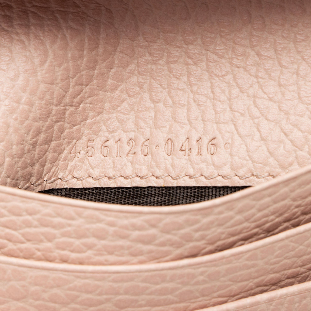 Gucci Leather GG Marmont Card Case