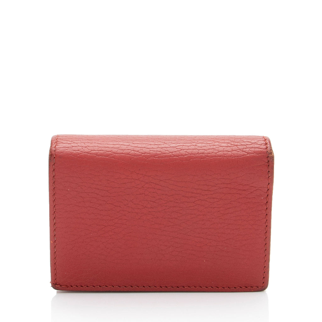 Gucci Leather GG Marmont Card Case