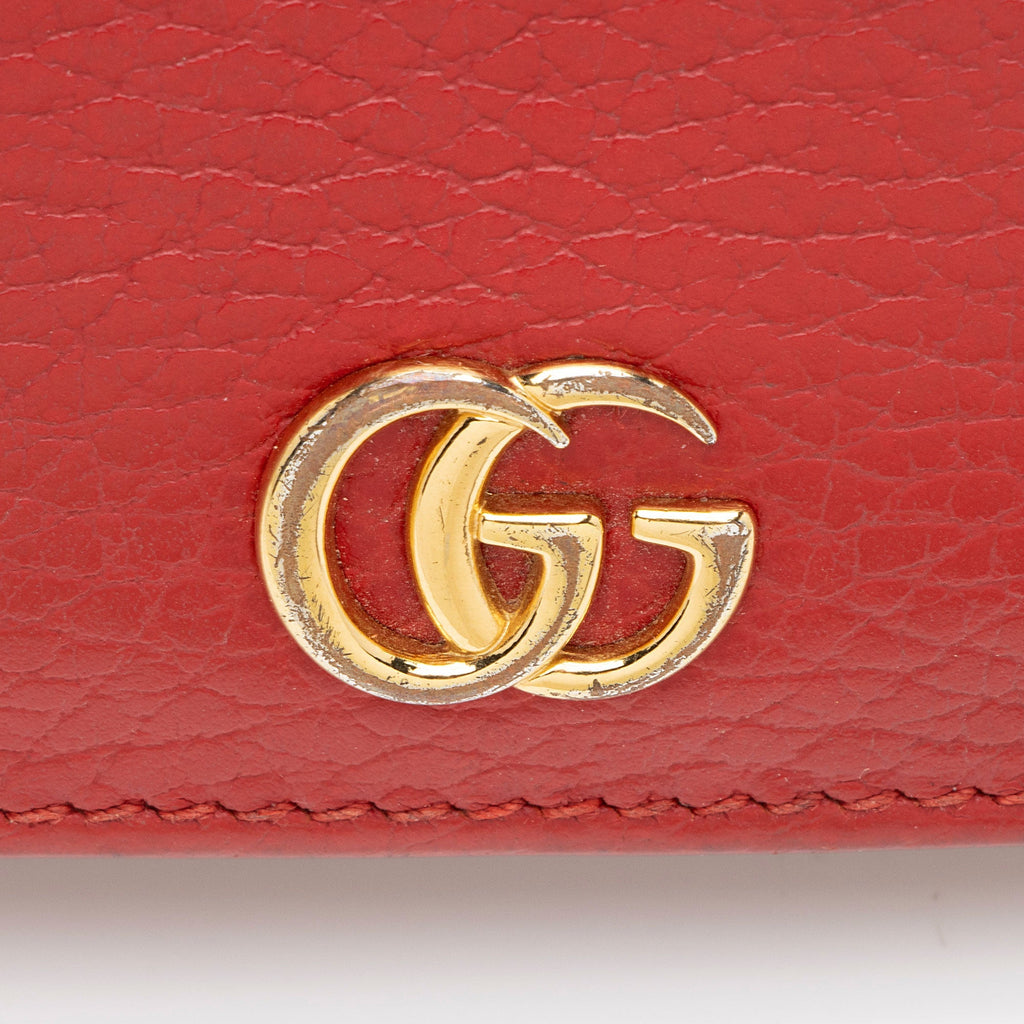 Gucci Leather GG Marmont Card Case