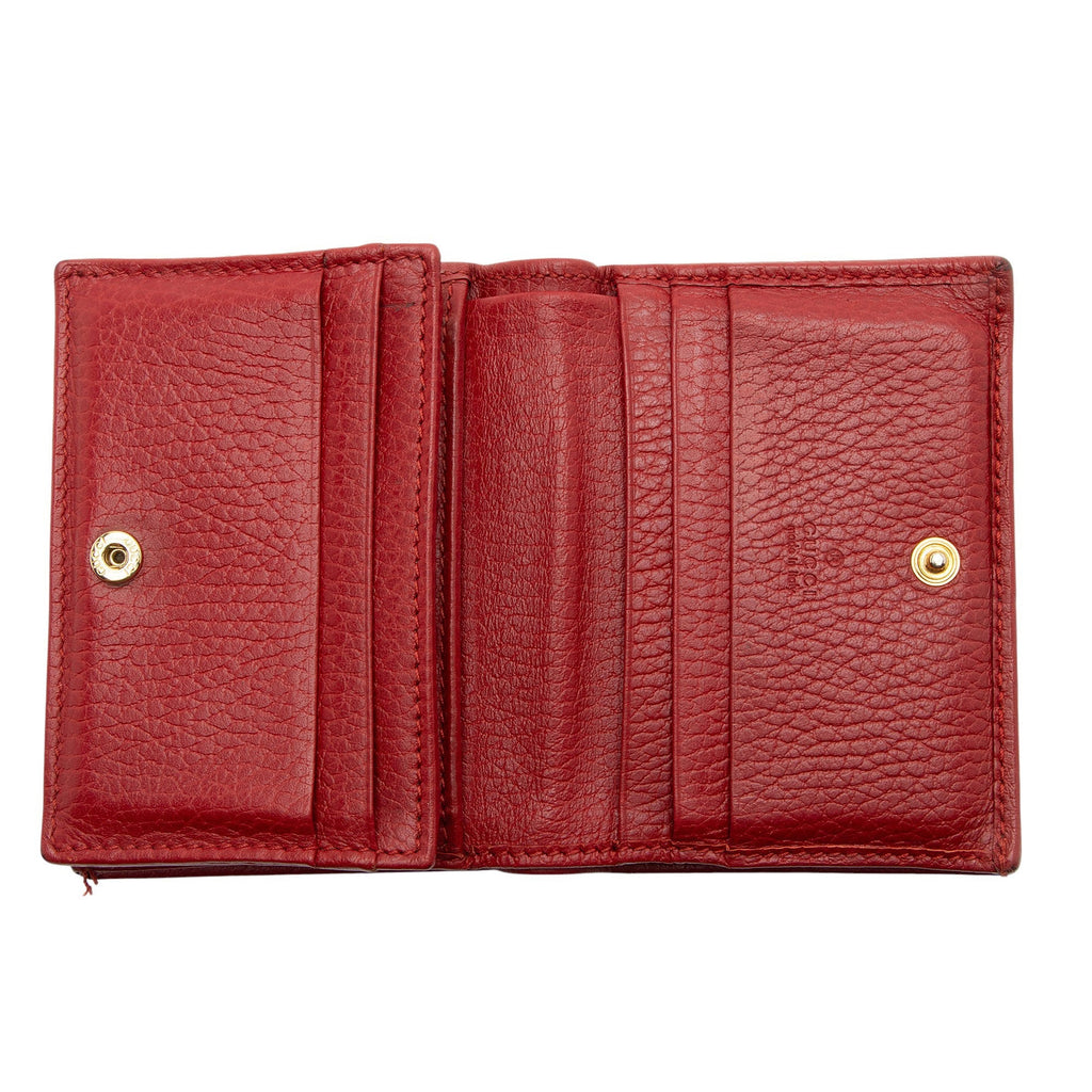 Gucci Leather GG Marmont Card Case
