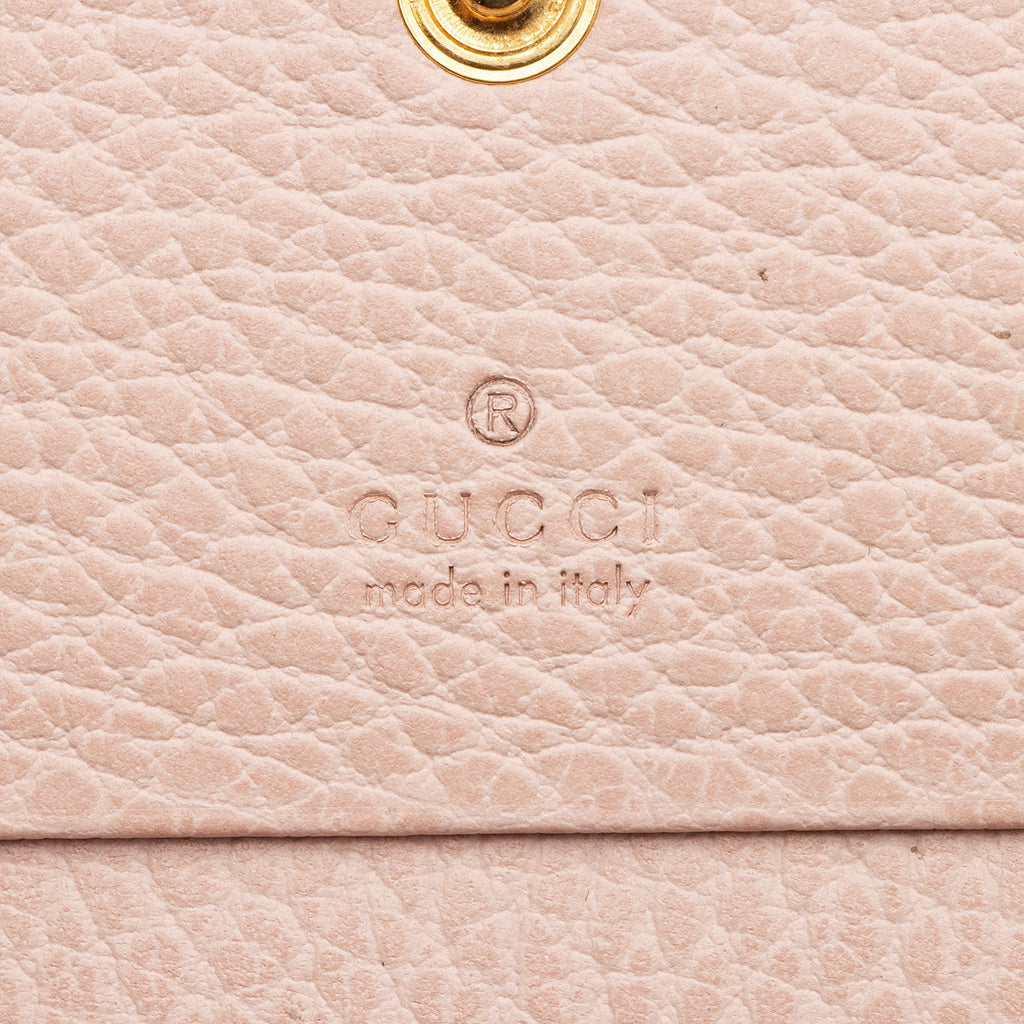 Gucci Leather GG Marmont Card Case