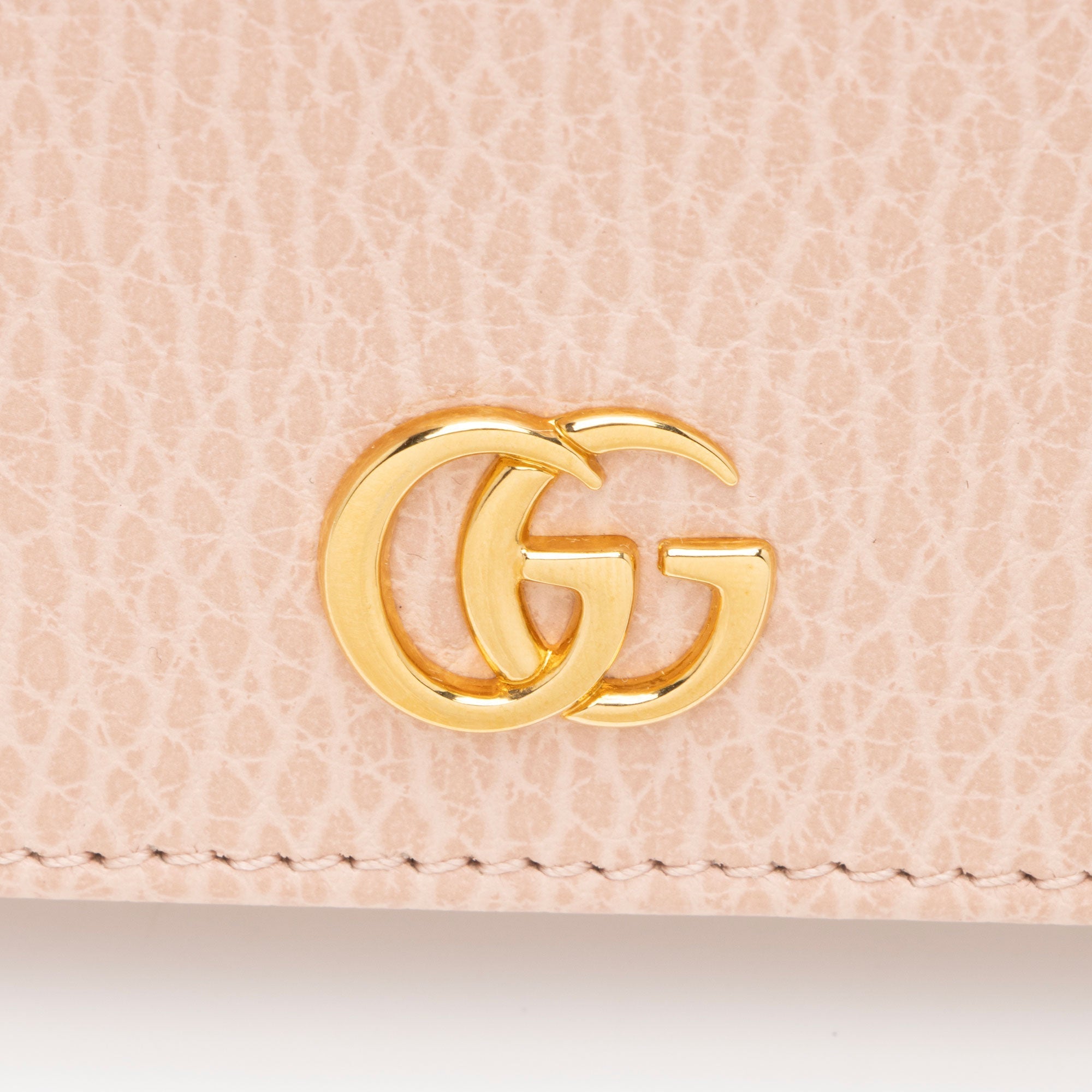 Gucci Leather GG Marmont Card Case