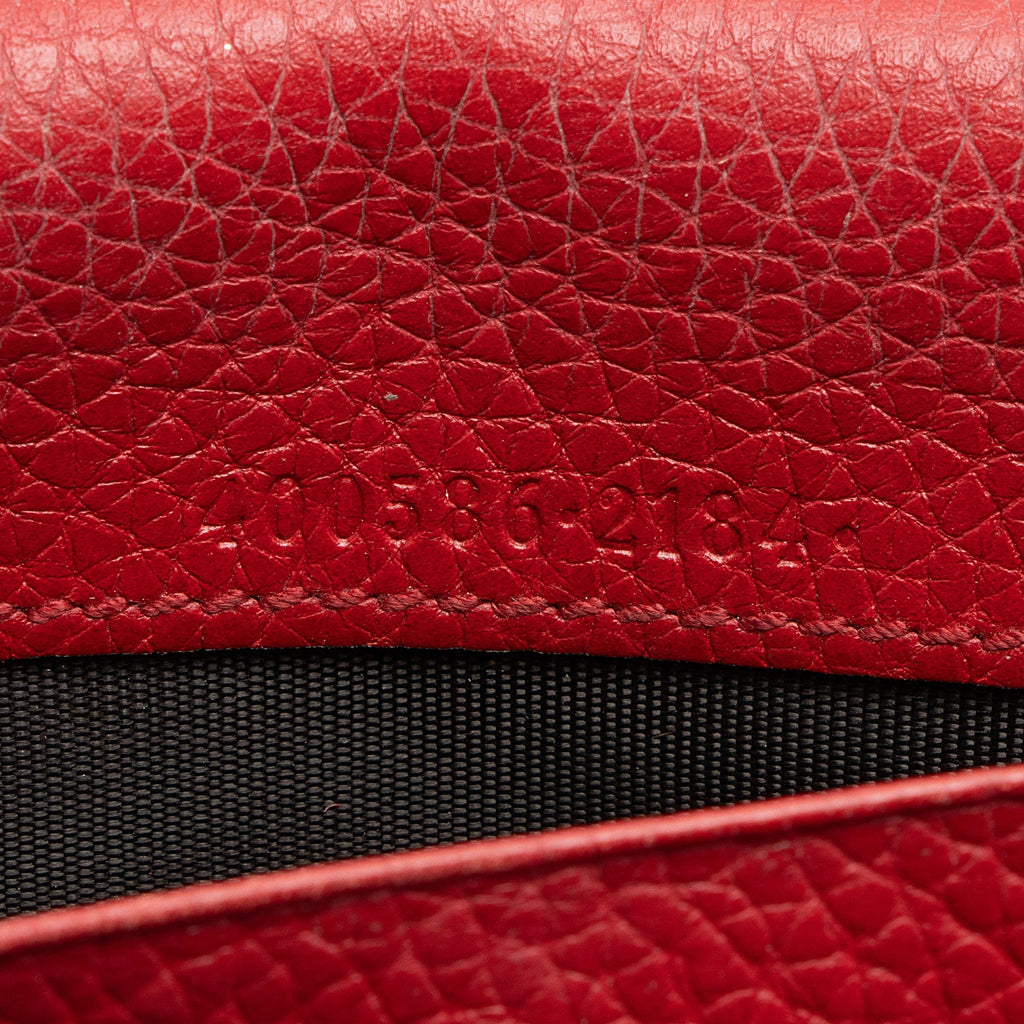 Gucci Leather GG Marmont ContinLBtal Wallet