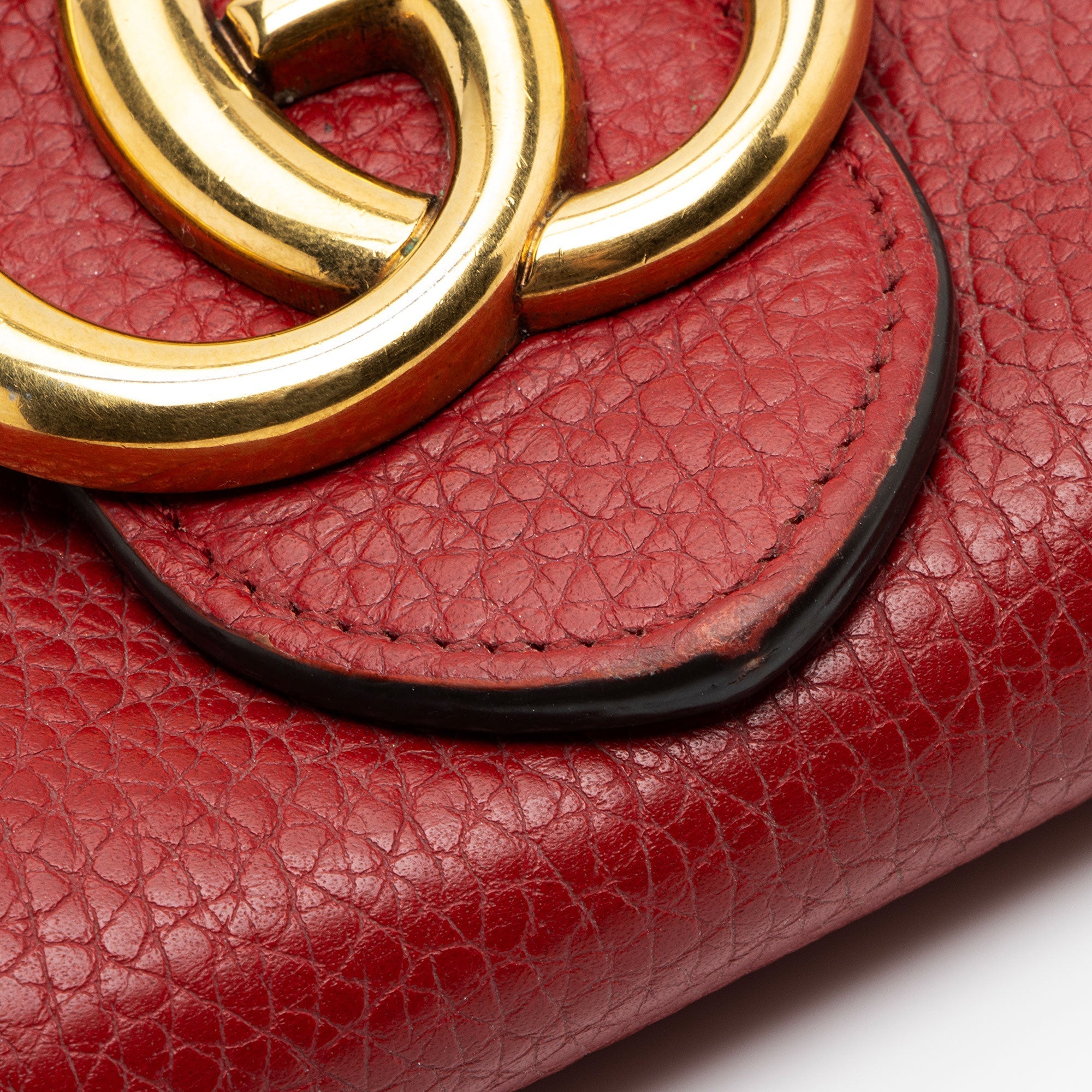 Gucci Leather GG Marmont ContinLBtal Wallet
