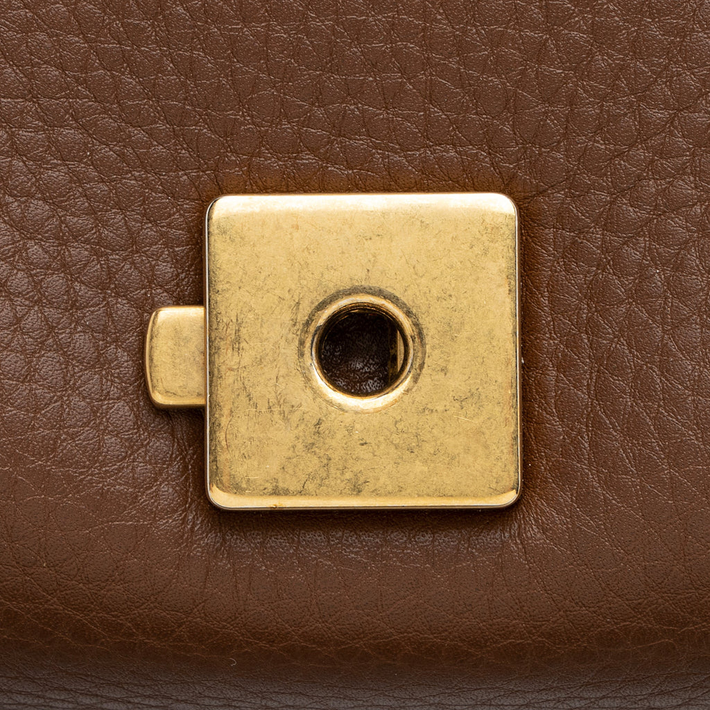 Gucci Leather GG Marmont Large Shoulder Bag (SHF-23096)