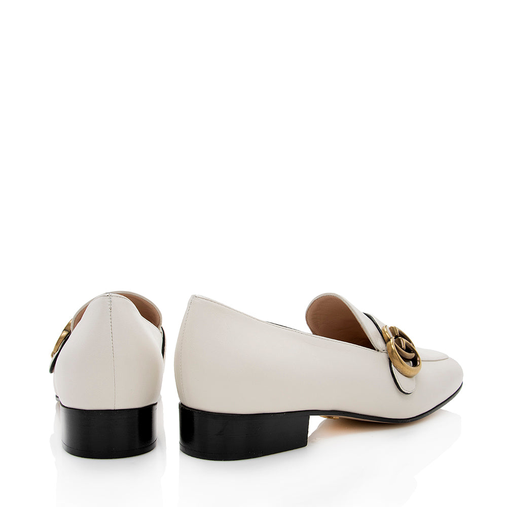 Gucci Leather Gucci Marmont Loafers - Size 7.5 / 37.5 (SHF-18375)