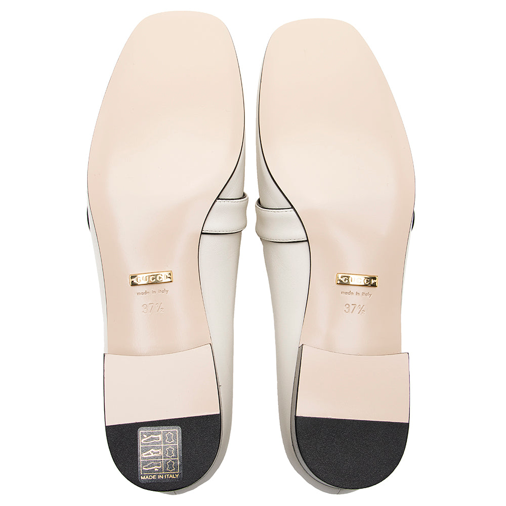 Gucci Leather Gucci Marmont Loafers - Size 7.5 / 37.5 (SHF-18375)